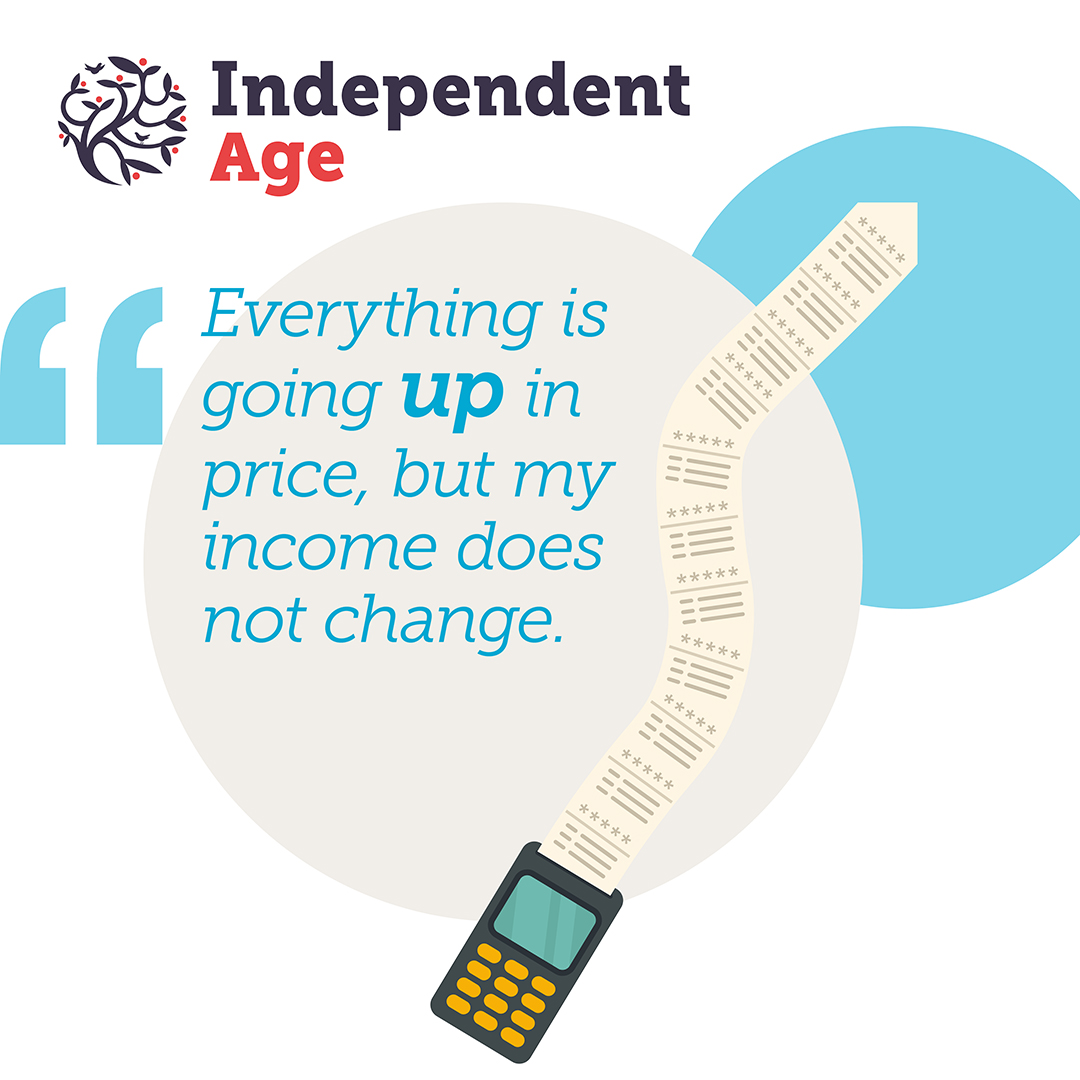 IndependentAge's tweet photo. The #Ofgem announcement will be devastating for the older people in financial hardship we support.
As soaring bills continue to stretch budgets and older people plan ahead for colder months, there are things the UK Govt can and must do to support them.
https://t.co/RS9hVVpYH9 https://t.co/tzukIQsTKK