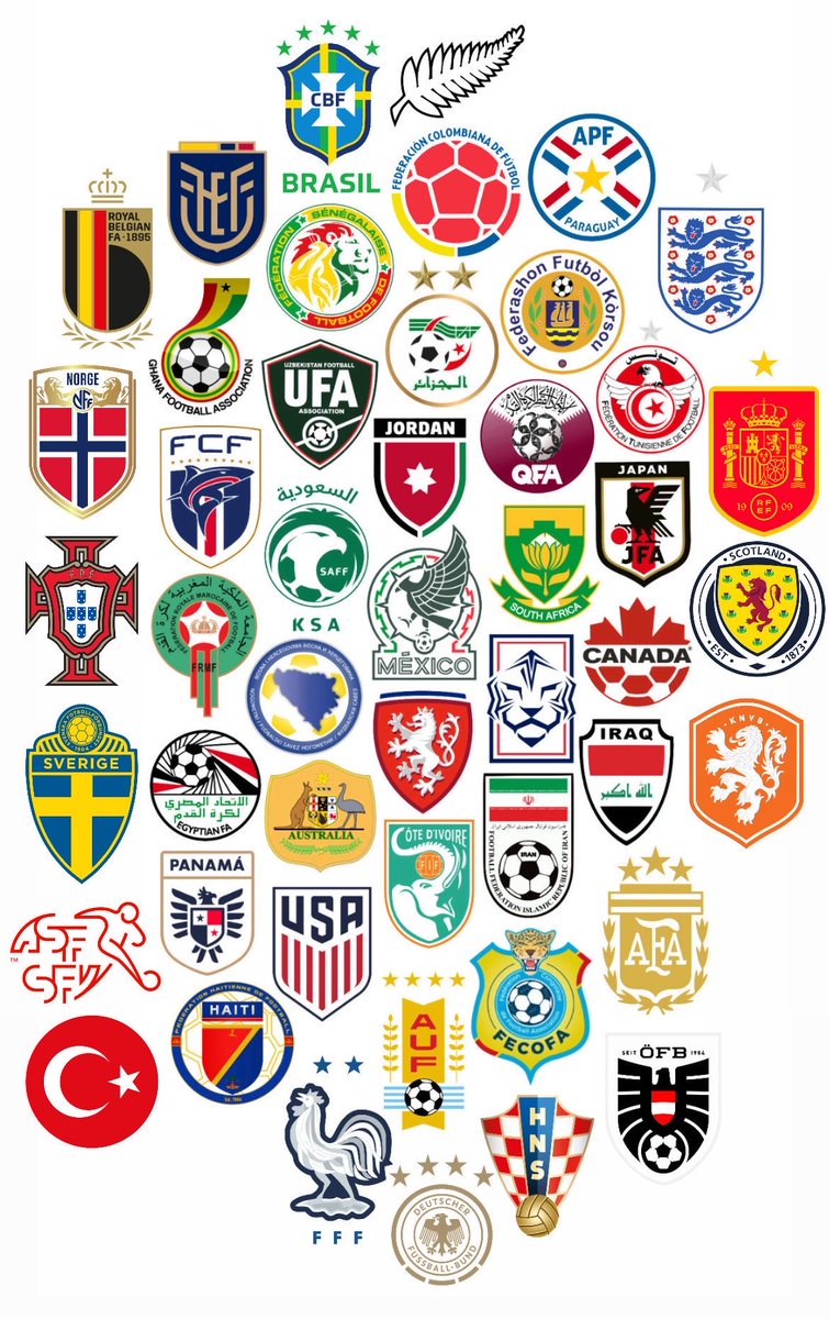 WorldCup26HQ's tweet photo. Who has the best badge at this years World Cup? 🤔 https://t.co/CF7qlrXKCr