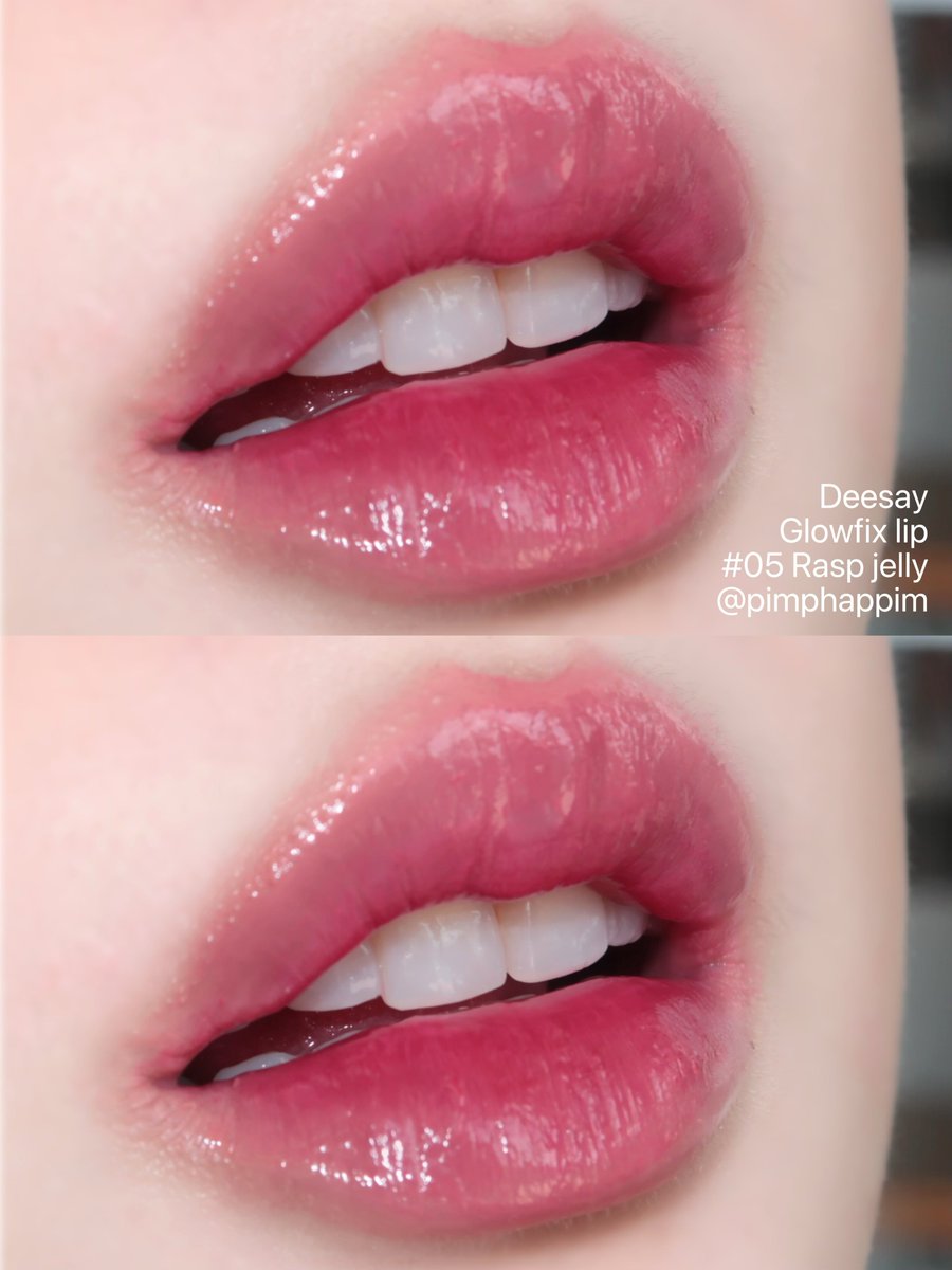 pimphappim's tweet photo. รีวิวเพิ่มอีก 2 สี น่ารักมาก 🥰🍓🌹 https://t.co/GEqAL7Mru4