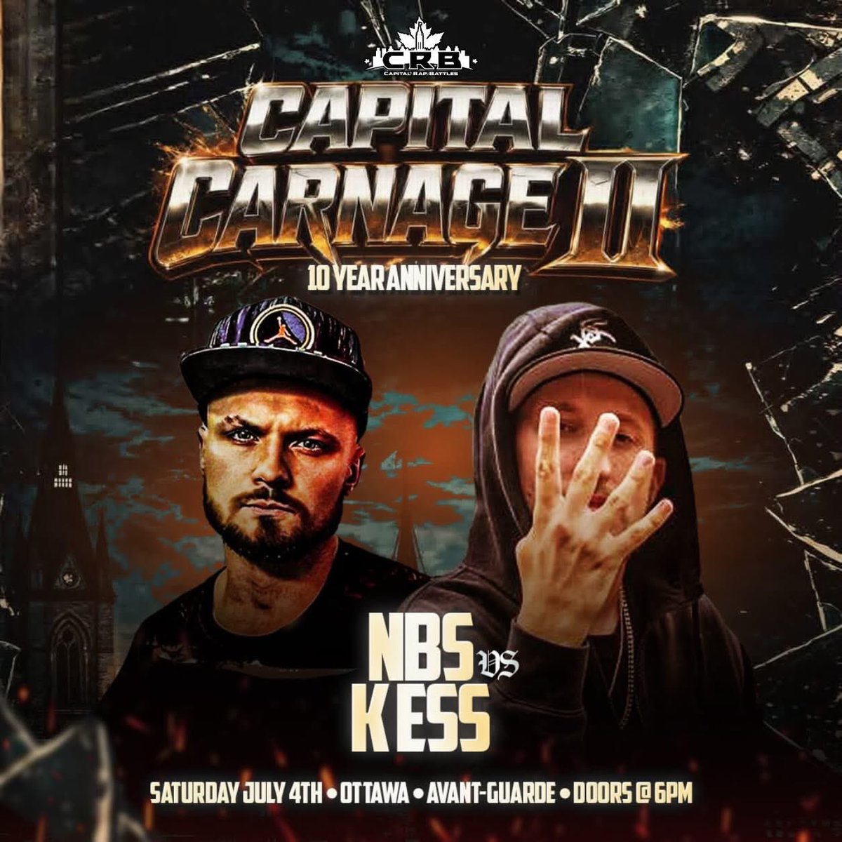 KOICHI_613's tweet photo. 4 JULY 2026

CRB X CAPITAL CARNAGE II X OTTAWA https://t.co/bgyxIdZ1mu