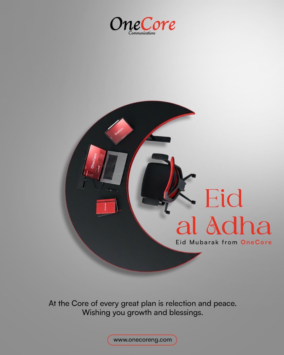 onecorecomms's tweet photo. At the core of every celebration is peace, gratitude, and togetherness. Wishing you a blessed Eid al-Adha filled with joy, growth, and endless blessings🌙✨
#eidaladha #onecorecommunications https://t.co/qG7nNrXfZS