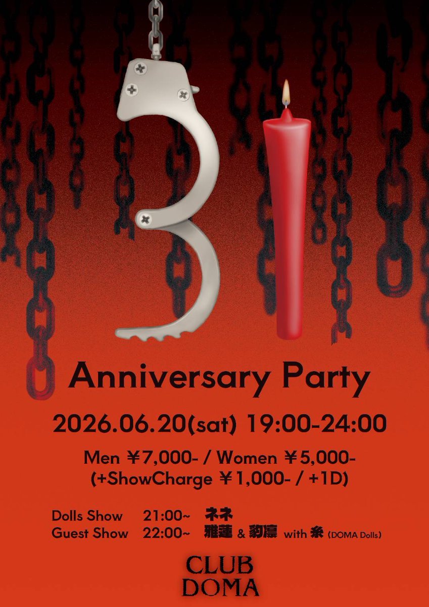 coco_exoticP's tweet photo. 今日も元気にDOMA！
今日はおしり！な衣装着ようと思ってます☺️👍
来月の周年パーティもよろしくお願いします🥰🙏
@club_doma https://t.co/TNhTeGwPGj