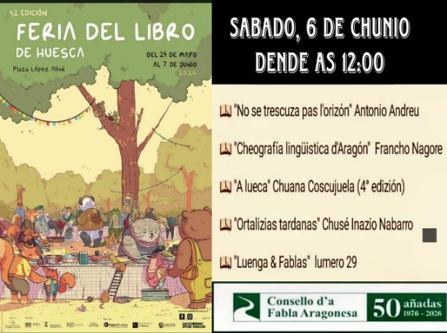 cfa_consello's tweet photo. Feria d'o Libro de #Uesca https://t.co/EyVVEzZlbR