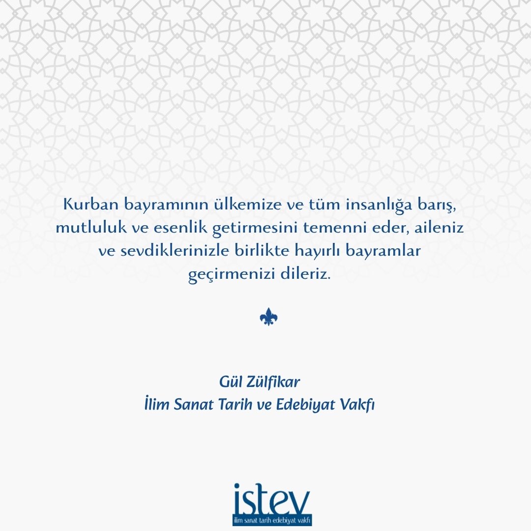 ISTEVinfo's tweet photo. Hayırlı Bayramlar 🌸 https://t.co/RtRdKmspaL