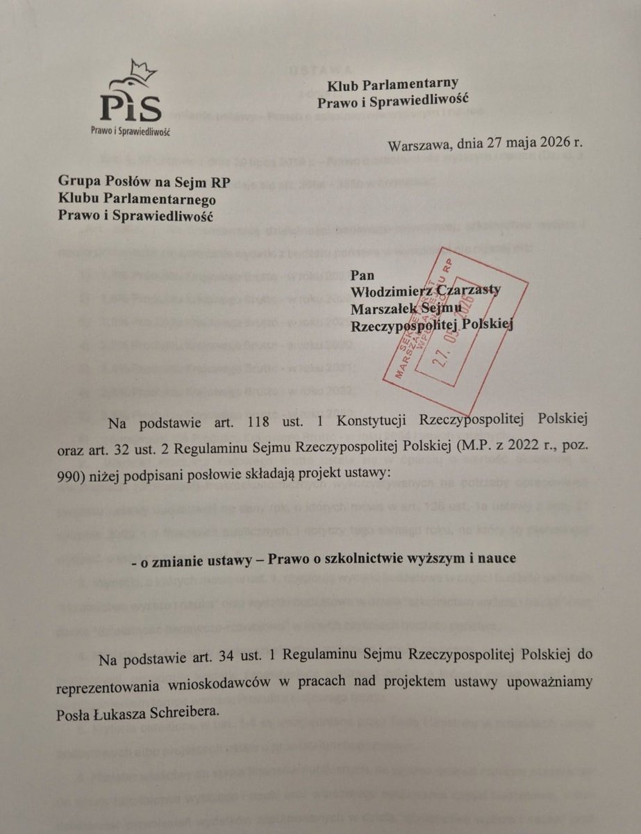 ADybczynsk9367's tweet photo. @pisorgpl złożyło projekt ustawy zwiększającej nakłady na naukę do 3% PKB: za rok 1,7%, średnia europejska 2,2% do 2030 r., 3% do 2034 r. To realizacja deklaracji z konferencji programowej z 11 kwietnia.
@MarcinKulasek @donaldtusk @prezydentpl 
@Obywatelska_KO @nowePSL @KONFEDERACJA_ @__Lewica ❓