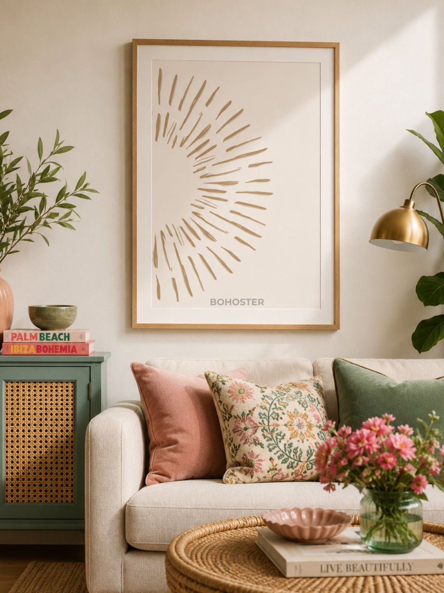 TheBohoster's tweet photo. Elevate your home with soft neutral tones and modern boho style 🌿
This abstract sunburst wall art is perfect for cozy American interiors, Scandinavian spaces, and minimalist decor lovers.

#HomeDecor #ModernBoho #LivingRoomInspo #WallDecor #InteriorStyling https://t.co/aLRqQHTkX2