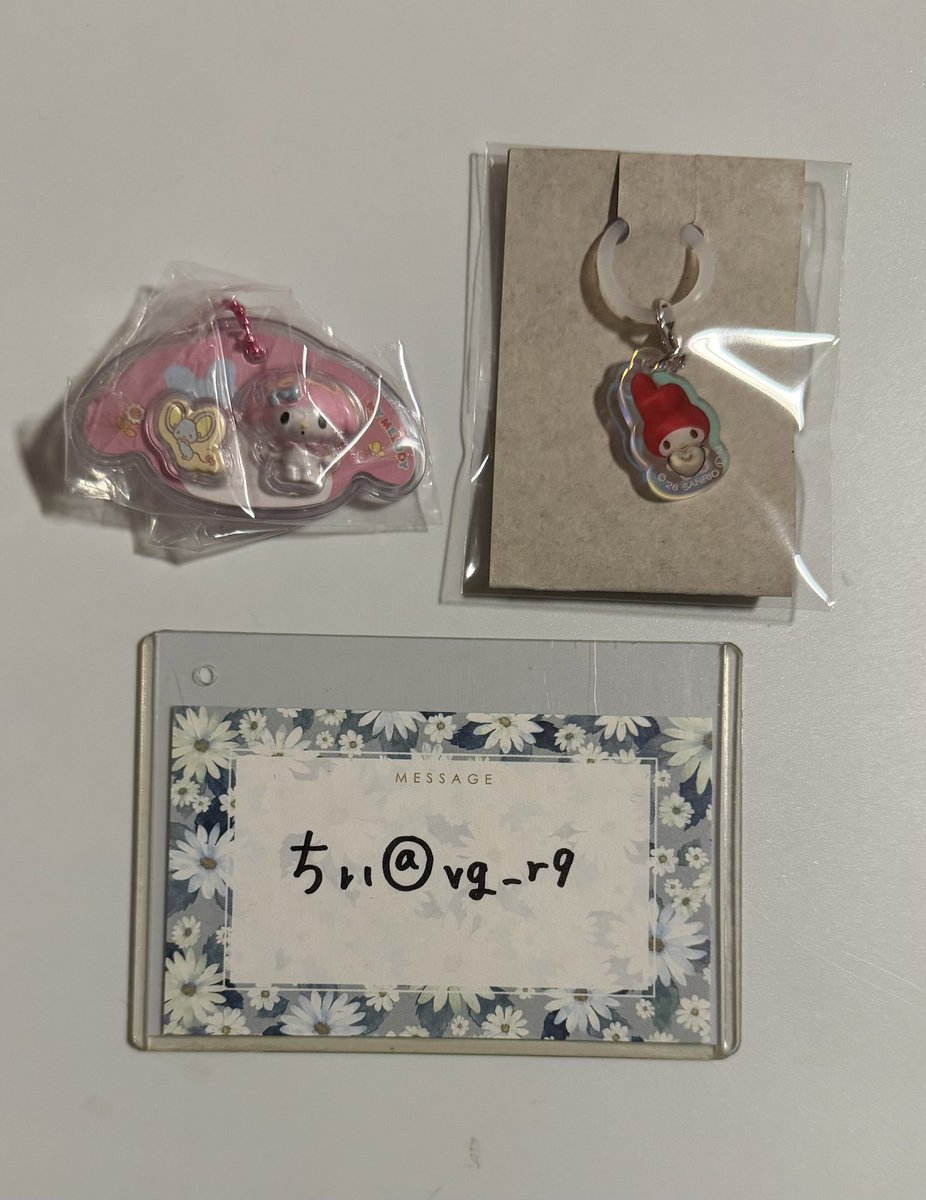 vg_r9's tweet photo. 【交換】 サンリオキャラクターズ
アクリルチャーム クリームinスナック
パッケージチャーム

譲➡︎マイメロディ

求➡︎ポムポムプリン

＊都内お手渡し>>郵送

よろしくお願いいたします🙇‍♀️ https://t.co/Jn8RMq2M4y
