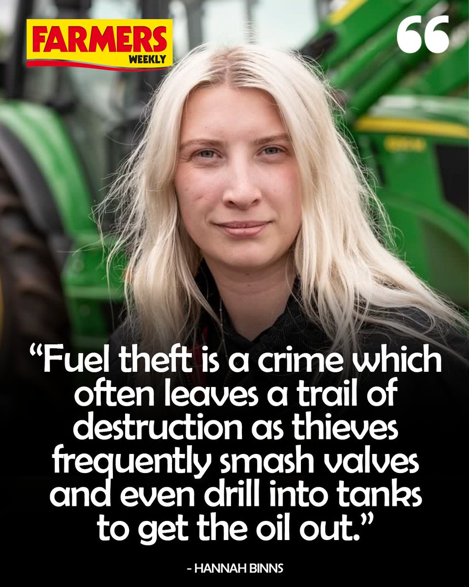 FarmersWeekly's tweet photo. ⛽ Fuel thefts from farms and rural businesses have surged across the UK, with security specialists warning that rising diesel prices are driving organised criminal activity.  

READ MORE: https://t.co/aEOx7Lw8sz

@nfum | @HannahBinns_ https://t.co/J77hH3okgN
