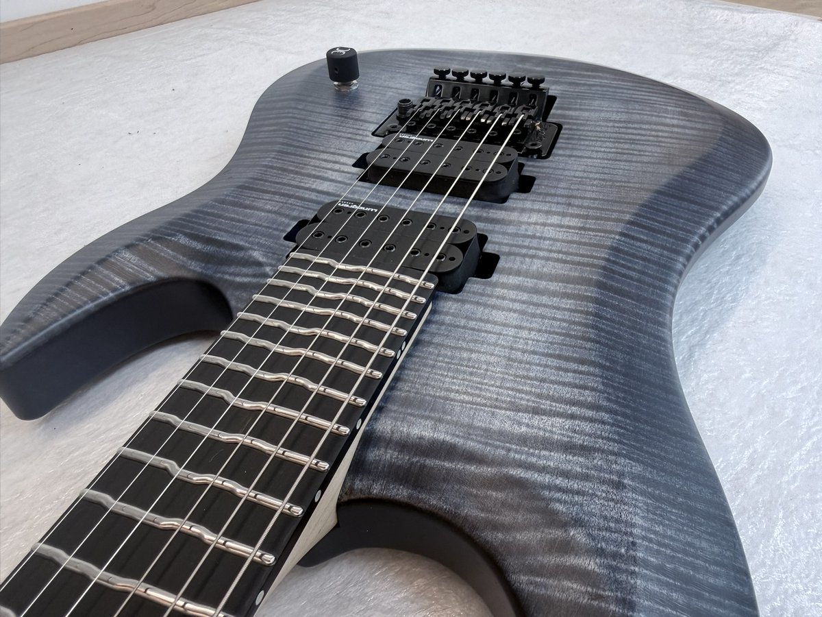 mattiaseklundh's tweet photo. Another gorgeus Freak Guitar Lab ULV 6 custom blue flamed maple top, made by the amazing guys and gals at the True Temperament factory. This one is on its way to Wormex in Brazil! (https://t.co/v36PiiO8SM) https://t.co/t937Szn7pV