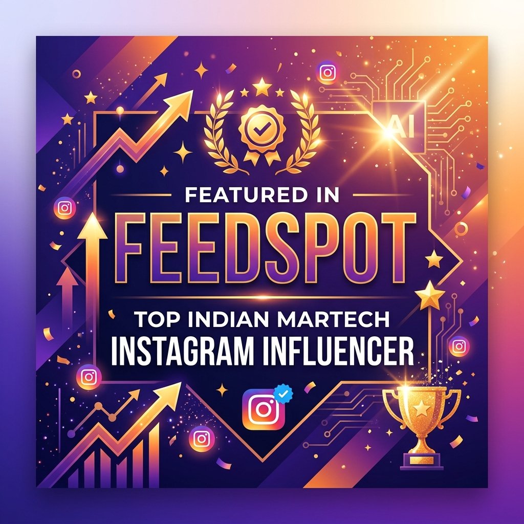 JitendraBlogger's tweet photo. Honored & super excited to share that I've been featured in Feedspot's list of Top Indian MarkTech Instagram Influencers 🎉

To be recognized alongside some of the biggest names in India's marketing & AI space is truly a moment of gratitude for me 🙏 

This journey started years ago with a simple mission — help brands grow smarter, faster, and with ZERO fluff. From building @digiexe.ai, speaking on international stages, to creating content around AI, automation & digital marketing… every step has been fueled by YOU — this incredible community ❤️

A huge THANK YOU to everyone who reads, shares, DMs, and supports my work daily. This feature belongs to you as much as it does to me 🤝

More AI. More value. More wins coming your way 🔥

Onwards & upwards 🚀

🔗 Check the full list: https://t.co/R6r3KszorN