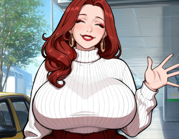 Jellypixstudio's tweet photo. Mommy's here to pick us up 
#indiegame #gamedev #devlog #nsfwgame #nsfw #hentai #vn #milf https://t.co/EJCBdw9pGj