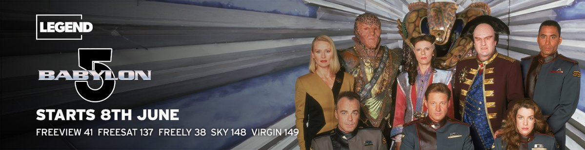 CloutComCoUk's tweet photo. .@Legend__Channel rides the nostalgia wave with the channel premiere of all five seasons of the classic ‘90s series BABYLON 5, which will air weeknights at 7pm from Monday 8 June. "Sooner or later, everyone comes to Babylon 5." #babylon5 #scifi #classiictv Details: https://t.co/7sBawhmIWb