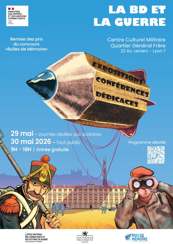 RobinWalterBD's tweet photo. Amis Lyonnais, rendez-vous samedi au Centre Culturel Militaire du Quartier Général Frère pour un festival BD autour de la Guerre.
Plus de 25 auteurs et historiens seront présents.
J'y dédicacerai notamment KZ Dora et Von Braun. 
Le programme par ici : https://t.co/XHJmZOOela https://t.co/jra9dh68Qy