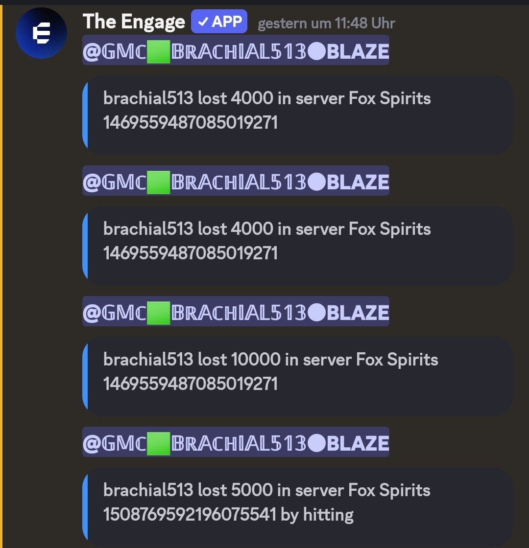 BRACHIAL513's tweet photo. After loosing 23k Points on Fox Spirits Discord ( blackjack, my Bad lol ) im now Official back in the Game, just did some Engage Stuff on the Discord and already have 10k back now ! @DofferLive have a good System there ! π₯π₯ππ¦π¦
#FoxSpirits https://t.co/UxJIOaDYQZ