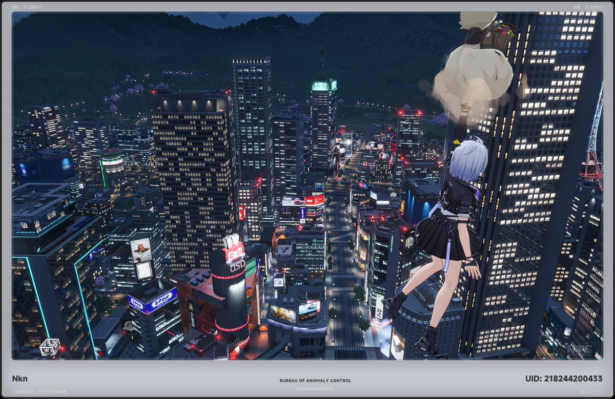 PsyNkn's tweet photo. Hethereau ใน NTE กับ Night City ใน CP2077 https://t.co/3Sqx6Zj4Vg