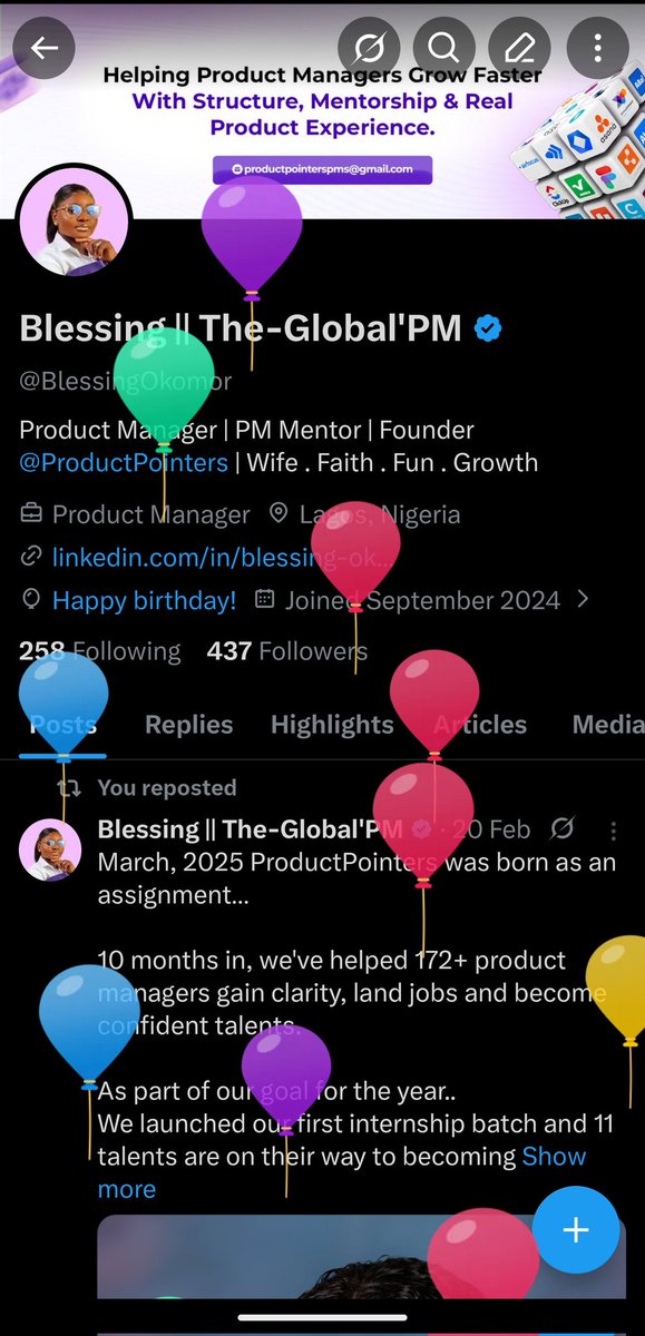BlessingOkomor's tweet photo. ...and I got the Balloons 🎈🎈🎂

Happy Birthday to me and Happy Children's Day to my Kids😍😍🎉

I accept prayers🤭🤭🥳 https://t.co/0TCjQag51v