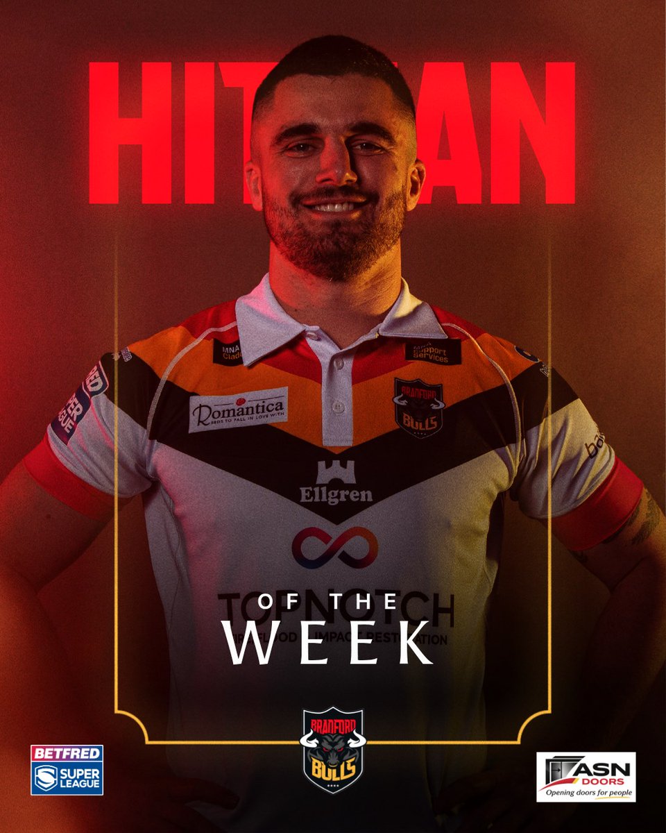 OfficialBullsRL's tweet photo. 👏 | Congratulations Caleb Aekins - you've been voted the @ASNDoors Hitman of the Week!

#RunWithTheBulls https://t.co/lF9DCzSpnm