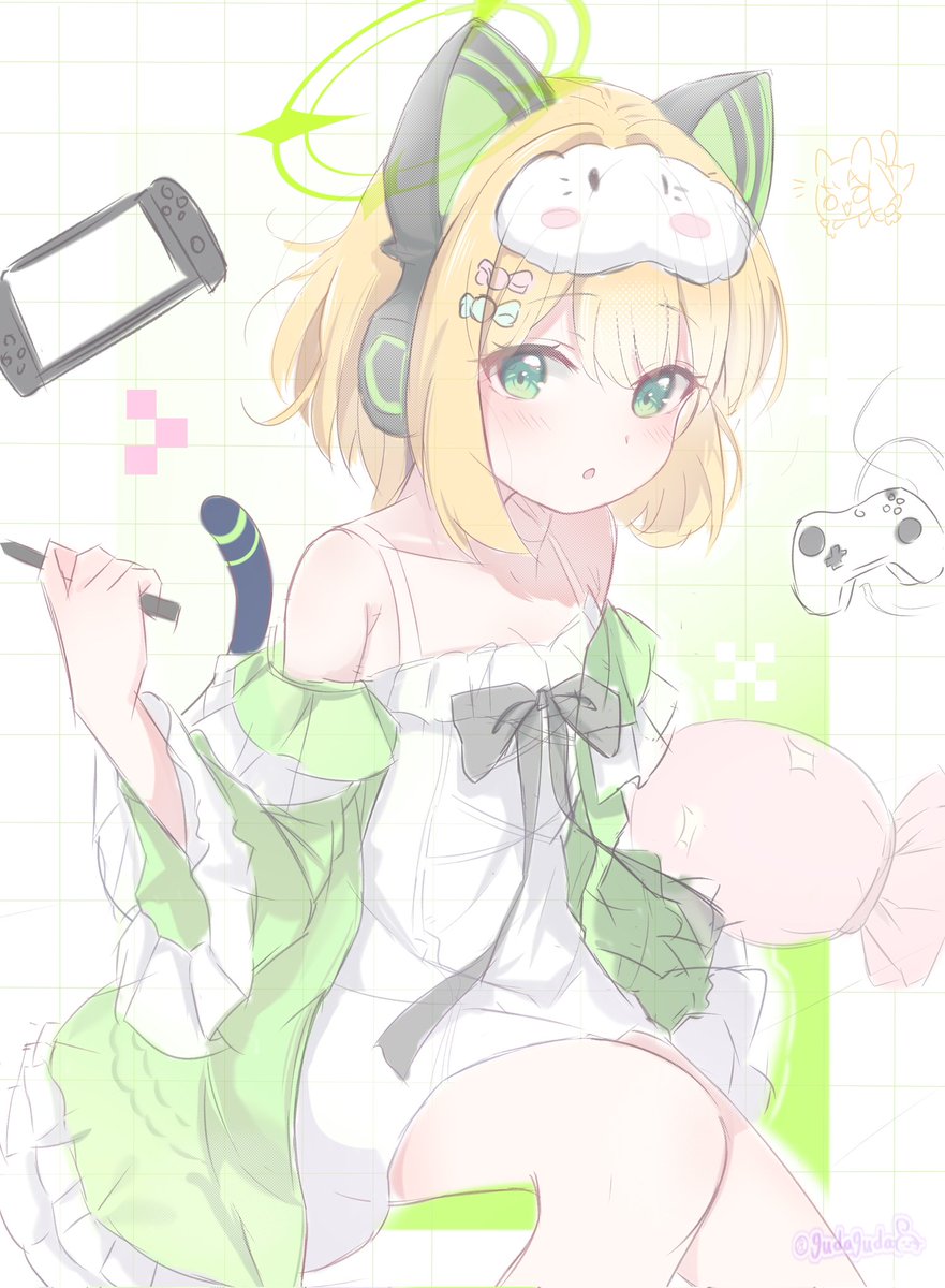 gudaguda__vb's tweet photo. パジャマ ミドリちゃん₍^_   ̫ _^₎
#ブルアカ
#才羽ミドリ
#才羽姉妹 https://t.co/u4avlwRUVE