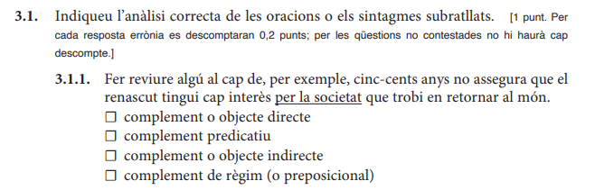 jbadia16's tweet photo. Segons els dissenyadors de les proves de selectivitat de l'any passat, la resposta bona és la quarta (CRV). Hi esteu d'acord? https://t.co/bIrNKOtVpS