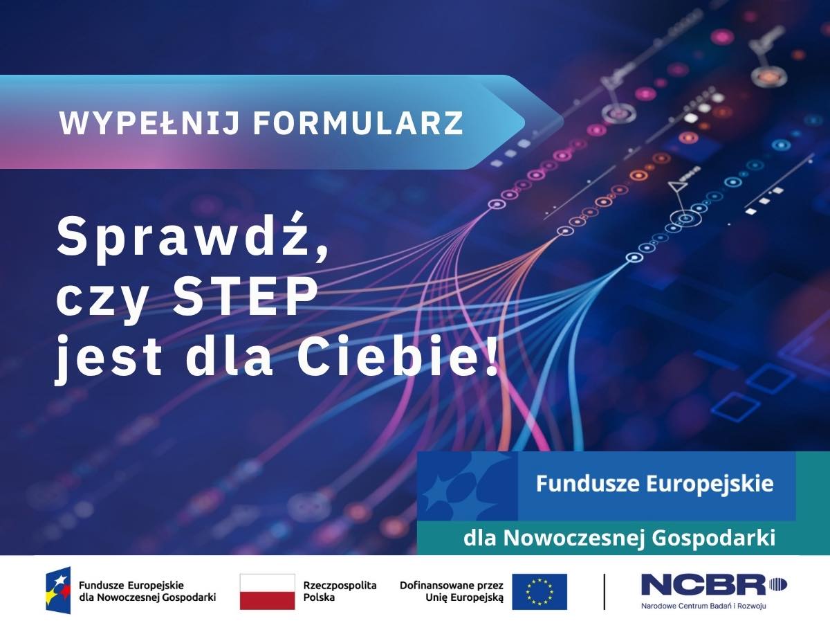 NCBR_pl's tweet photo. Sprawdź czy #STEP jest dla Ciebie - zasięgnij opinii! W tym celu należy wypełnić formularz znajdujący się na stronie #NCBR, uzupełniając informacje https://t.co/HY59pKDvlv. o przewidywanej tematyce projektu.🔗https://t.co/z75WF3F1lf 

#FunduszeEuropejskie #FunduszeUE @fundusze_eu https://t.co/dafcz4nZu9