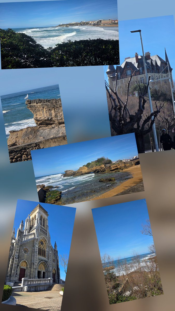 Douceurdiary's tweet photo. Biarritz, lumière océanique et horizon sans fin. L’océan, le vent salé, les falaises dorées… un moment suspendu.🤍🌊
#Biarritz https://t.co/ixxLVba7JQ
