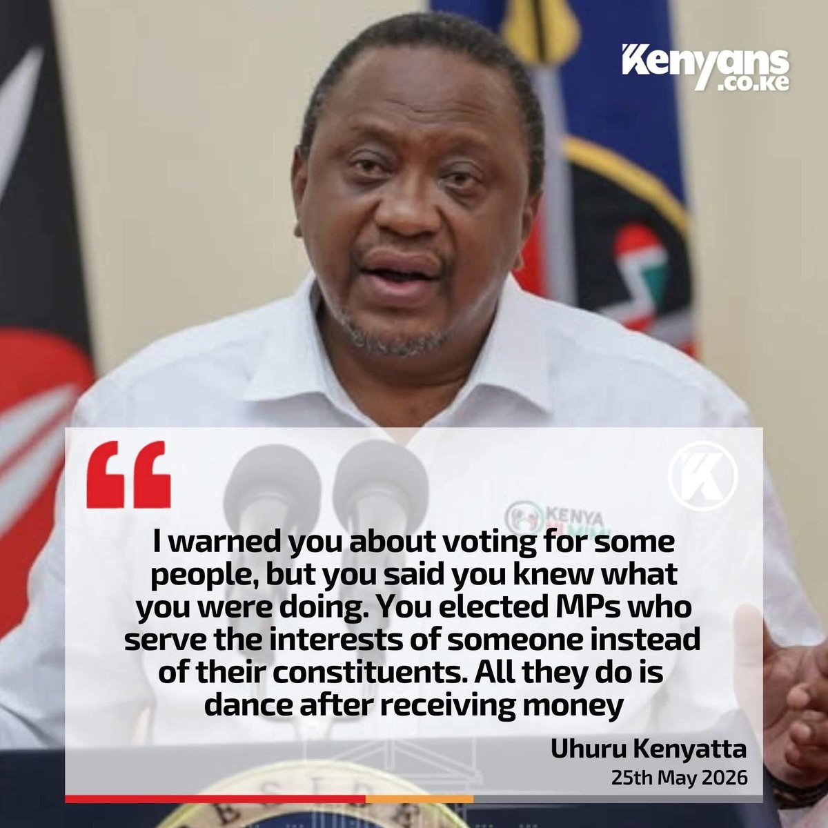 MillicentOmanga's tweet photo. Mzee, we are truly sorry for not listening to your warning. As human beings, we are prone to mistakes, and today we have learned the hard way. Tusamehe sana 🙏🙏
We are also asking fellow Kenyans to forgive some of us, because our intentions were never to see our country suffer. We are praying for forgiveness, wisdom, and better days for Kenya. Your words now carry the painful truth we failed to see 😭😭