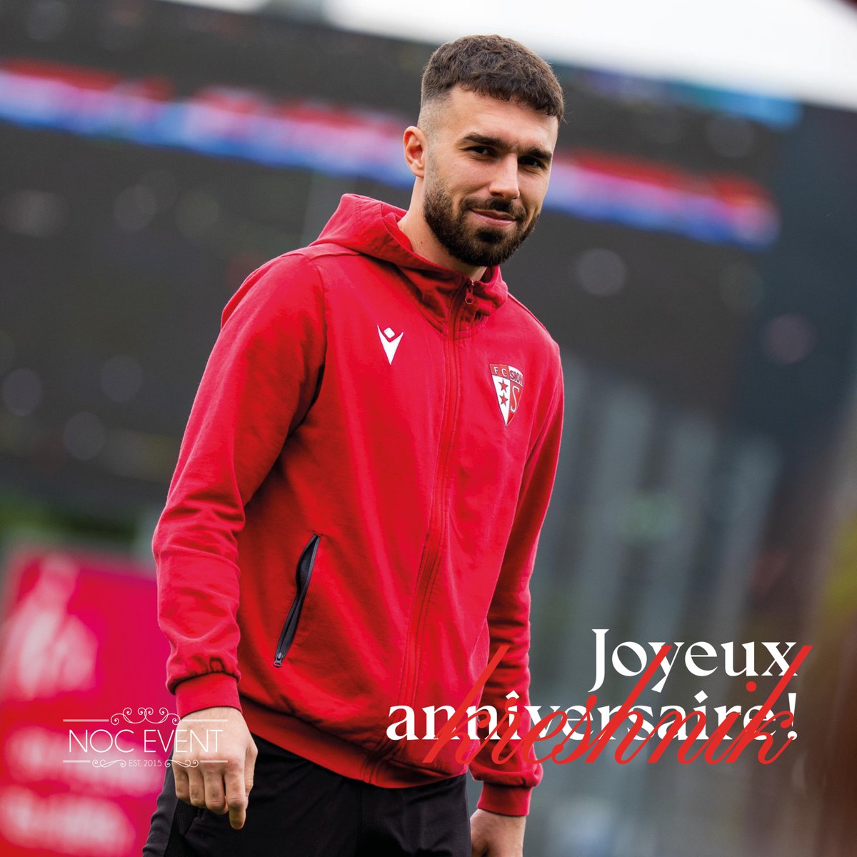 FCSion's tweet photo. 𝗕𝗼𝗻 𝗮𝗻𝗻𝗶𝘃𝗲𝗿𝘀𝗮𝗶𝗿𝗲 𝗞𝗿𝗲𝘀𝗵𝗻𝗶𝗸 ! 🎂

27 ans aujourd’hui pour 𝗞𝗿𝗲𝘀𝗵𝗻𝗶𝗸 𝗛𝗮𝗷𝗿𝗶𝘇𝗶 ! 🥳 

Le FC Sion lui souhaite le meilleur pour cette journée spéciale. 🙌🏻

🗣 𝗔𝗹𝗹𝗲𝘇 𝗦𝗶𝗼𝗻 🔴⚪️

#Ensemble #Toujours https://t.co/TKhFVGrjer