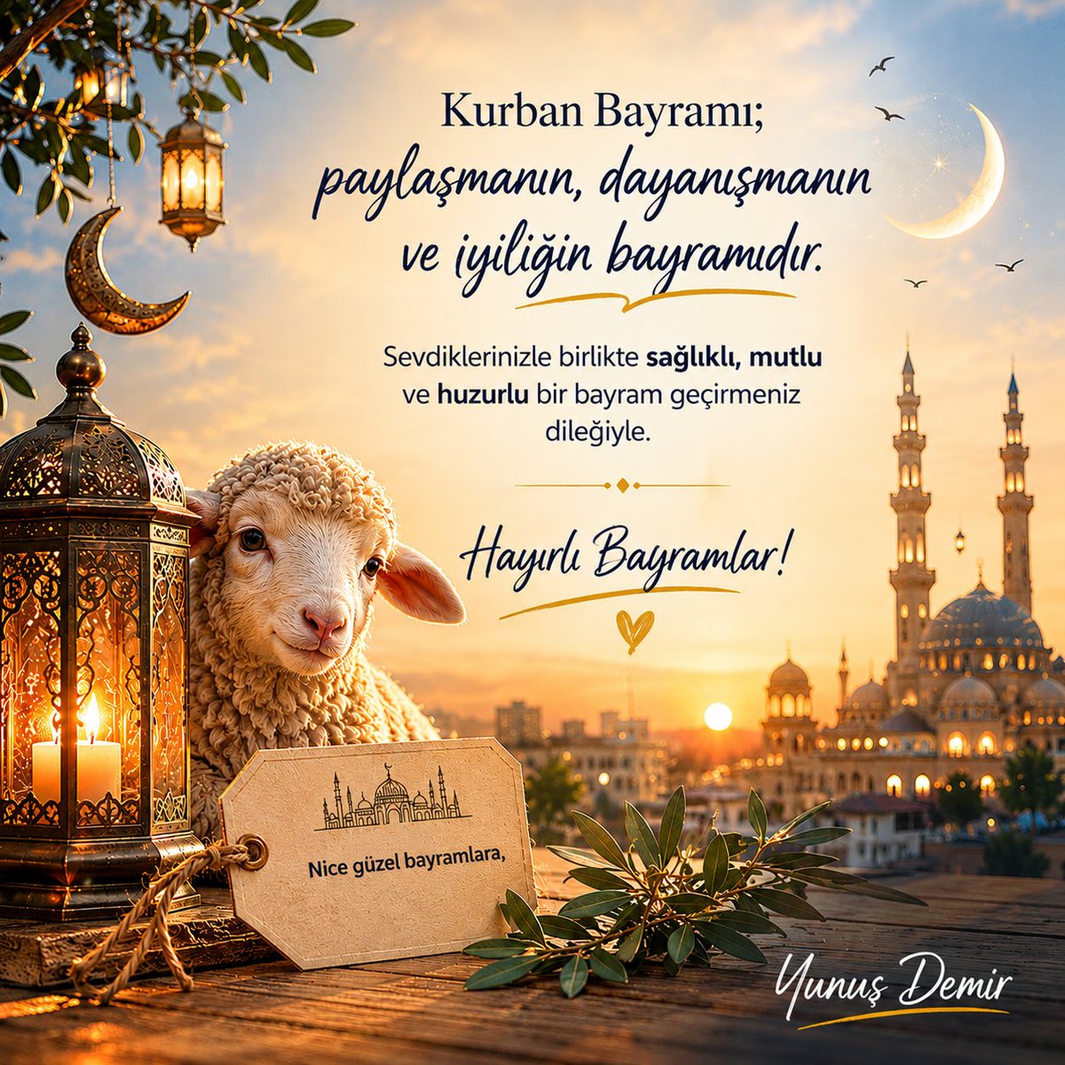 thetrader23's tweet photo. Herkese sağlıklı, mutlu ve huzurlu bir bayram diliyorum.
Sevdiklerinizle birlikte; bereketli sofraların,samimi misafirliklerin ve unutulmaz anların çoğaldığı güzel bir bayram geçirmeniz dileğiyle. 🤍
#HayırlıBayramlar  #KurbanBayramımızMübarekOlsun https://t.co/1Jq3uDj4j9