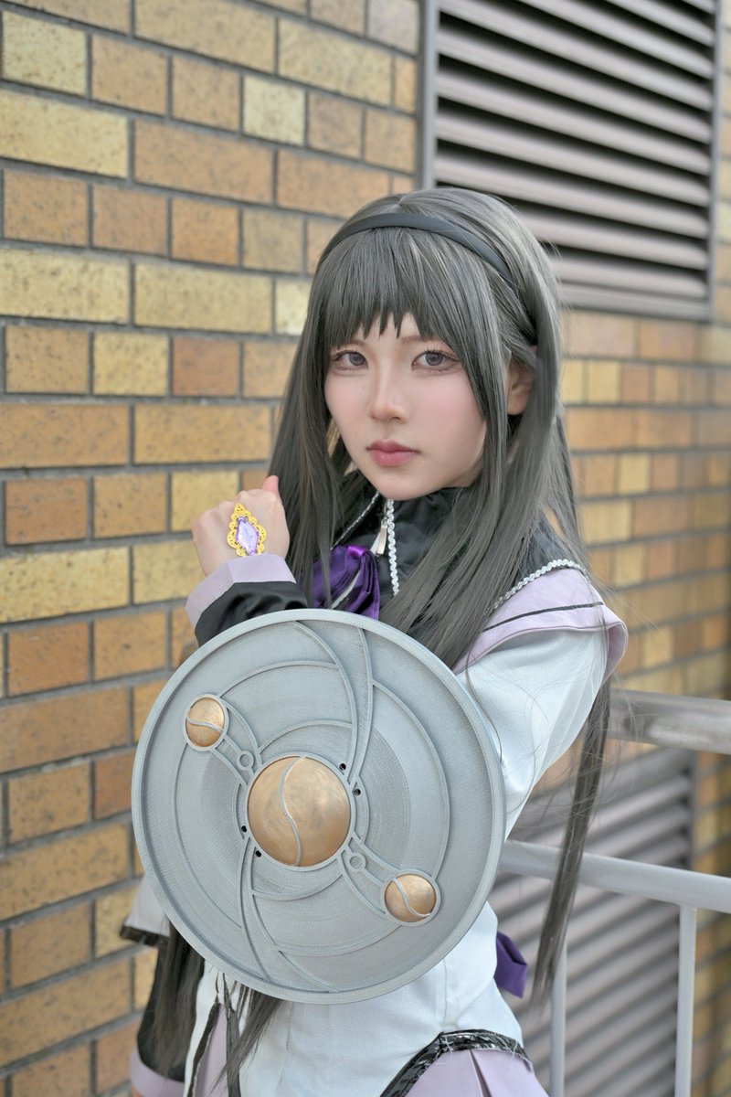 masa434's tweet photo. 魔法少女まどか☆マギカ　ほむら
江崎さん　： @sanzui_051
#アコスタ池袋
撮影させていただきありがとうございました。 https://t.co/RyXWGV1zci