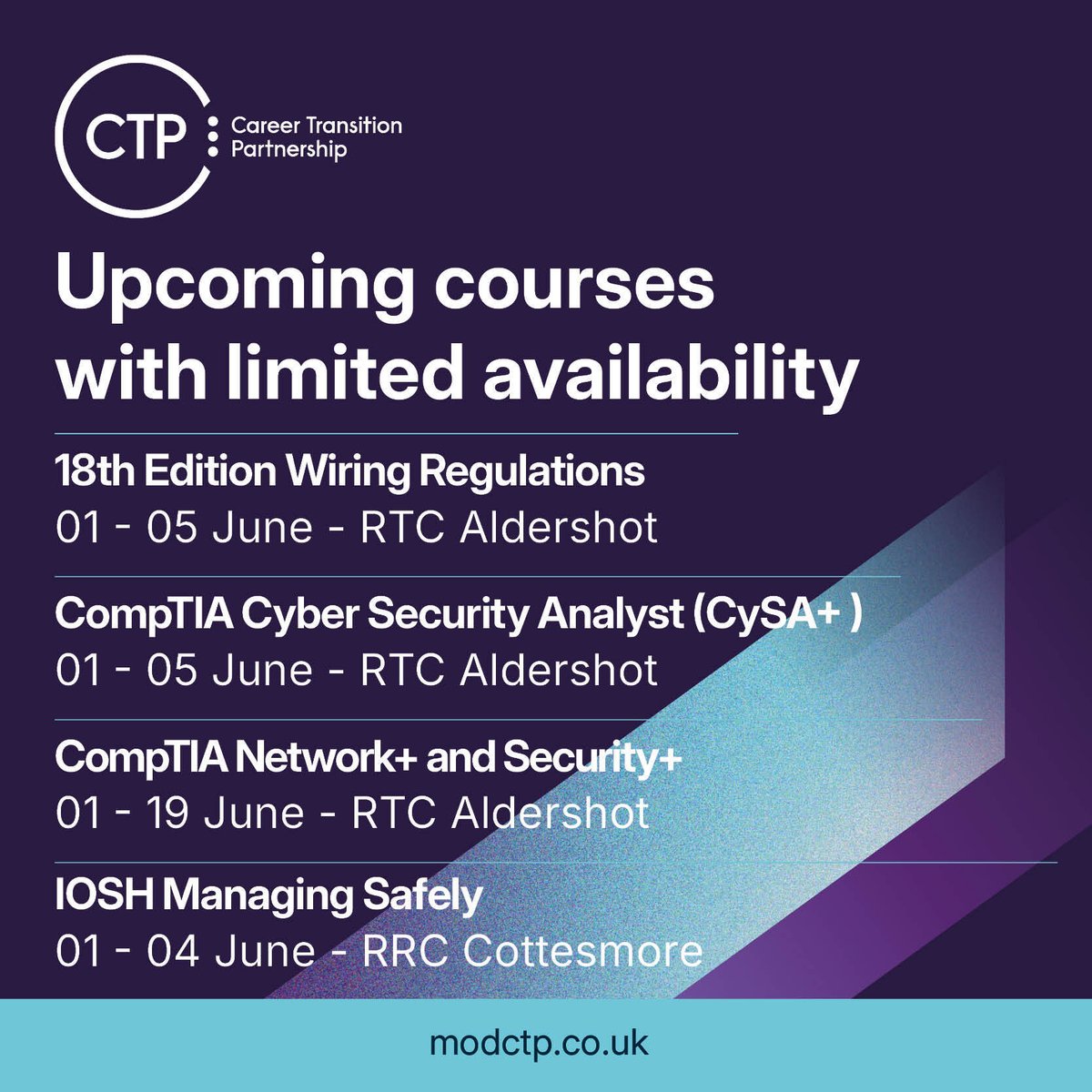 Career Transition Partnership (CTP) tweet media