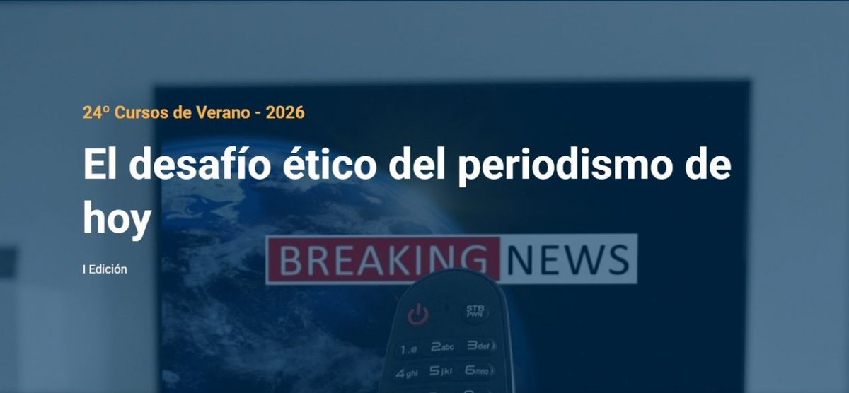 fape_fape's tweet photo. Precio especial para miembros de la FAPE en el curso de verano de la UPO “El desafío ético del periodismo de hoy”
https://t.co/1jTodulVpM https://t.co/Kl0AIBgcL9