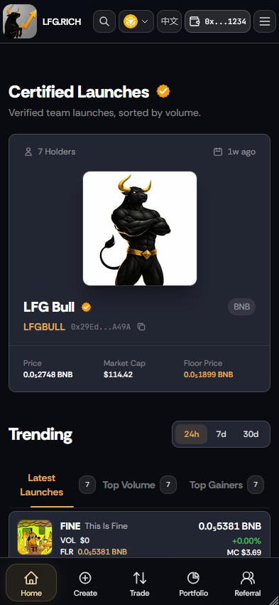 lfgdotrich's tweet photo. Our new website has been released, and was fully optimized to give the best experience on mobile and PC.

Give it a try, create your token FOR FREE on #BNB and you will see how smooth it is. Zero fees on token launches!

Any questions? Join our Telegram. https://t.co/1zy4ed3D7G https://t.co/c9QzBrpoMY