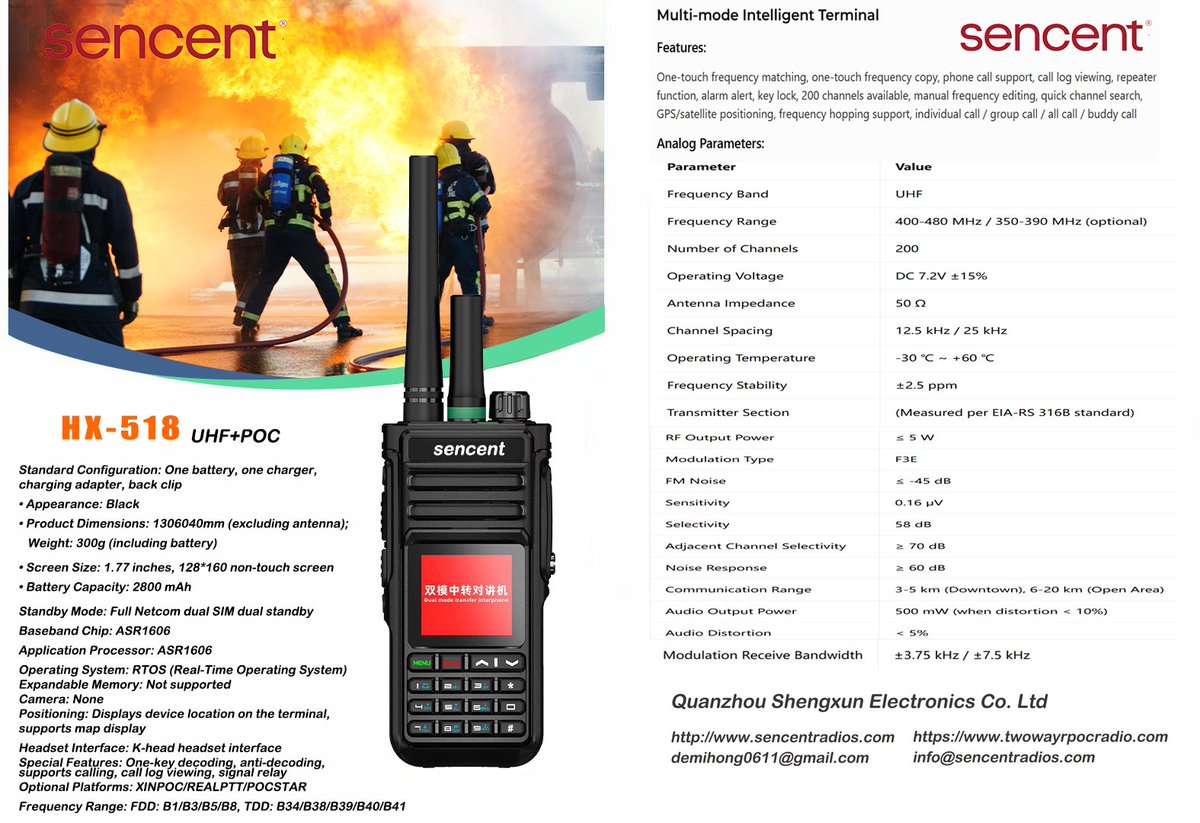 sencentradio's tweet photo. we are chiense walkie talkie supplier ,support OEM and ODM this is our shop: https://t.co/lKrJHc4cBM
https://t.co/u7WEH6YlkF
info@sencentradios.com
wechat/whatsapp:+8619959689088
#4Gpocradio 
#dmrradio 
#motorola 
#walkietalkie 
#twowayradio https://t.co/lNFP4pgqmH