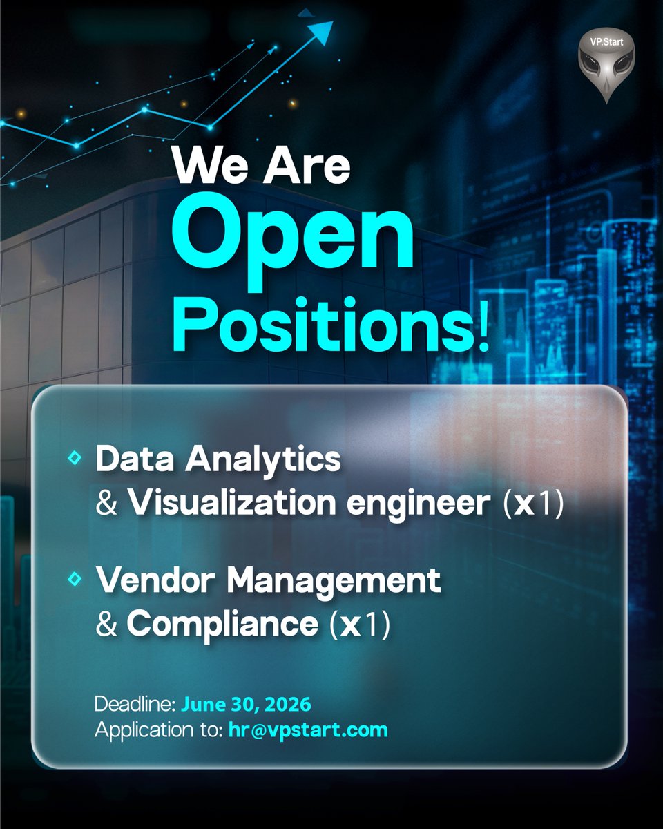 VP_Start's tweet photo. Job Opportunity at VP.Start! ✨ https://t.co/US5cal45IU