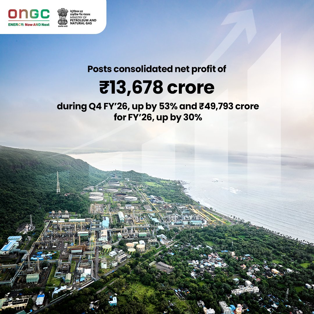 Oil and Natural Gas Corporation Limited (ONGC) tweet media