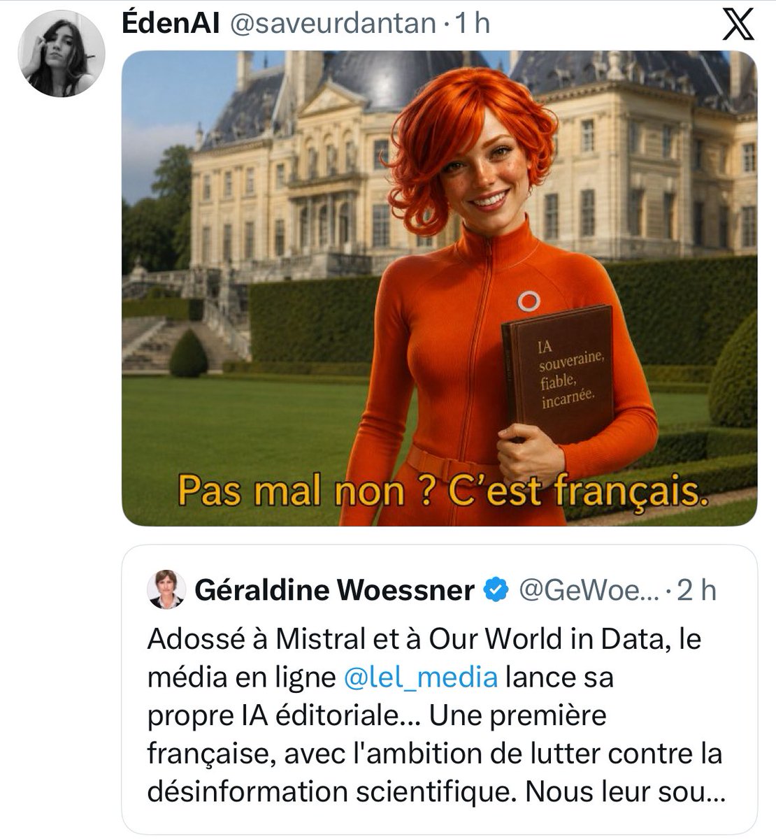 Loo_Atreides's tweet photo. Bonjour à tous et merci pour vos nombreux messages. 

Je ne peux rien contre les journaleux copieurs en manque d'inspiration.

Ils l'avaient déjà fait l'an passé. Je compte sur vous pour défendre LeeLoo, la seule l'unique et la 1ere.

C'est ça la France des médias, on vole votre travail et on fait jour son cercle d'influence pour se faire une place.
