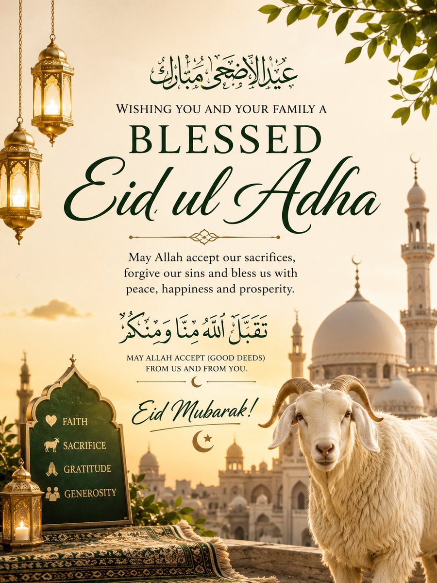_Partigiano's tweet photo. Eid ul Adha Mubarak to all ❤️☪️🤲✨🌙
 #عيد_الأضحى_المبارك https://t.co/qrDFeZMQbn