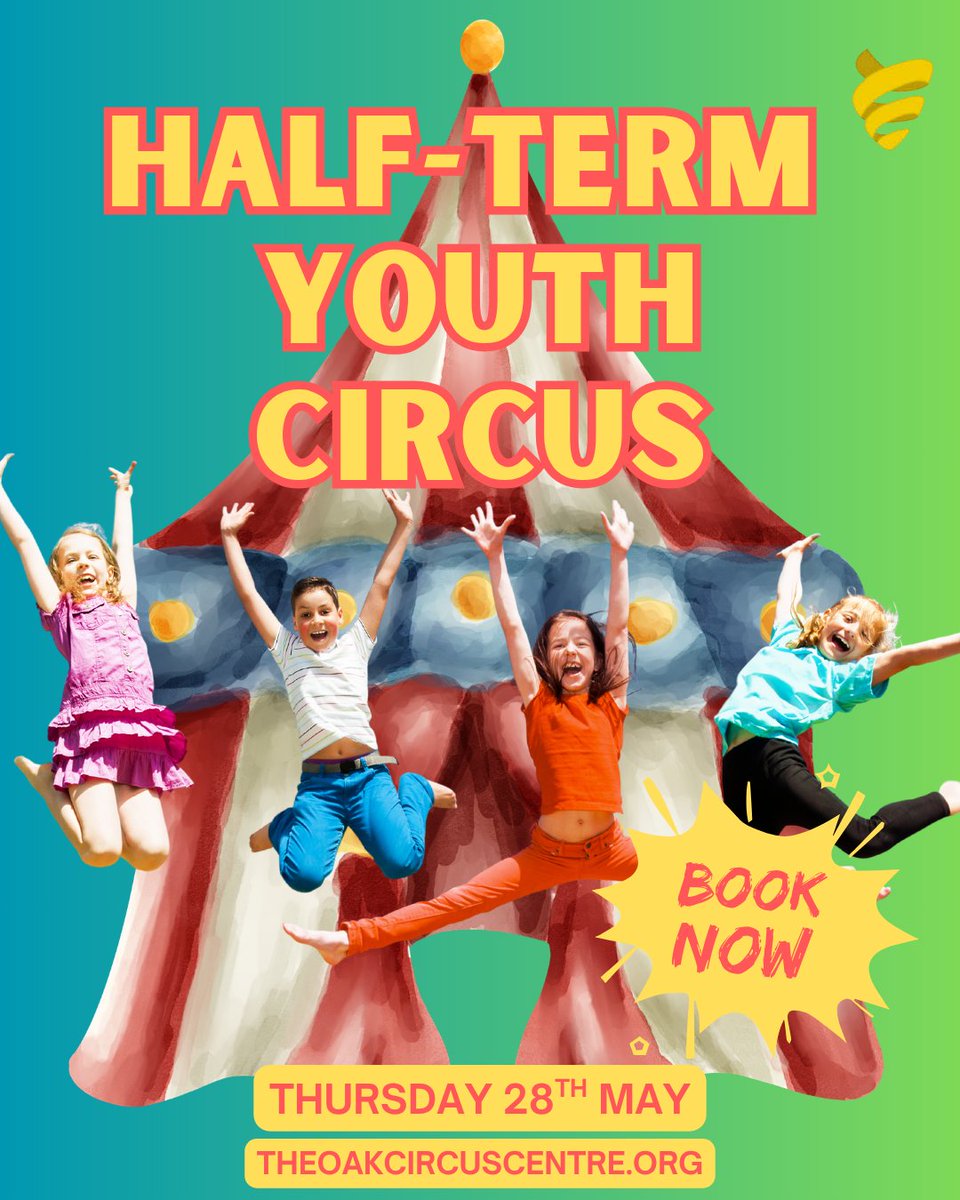 TheOakCircus's tweet photo. 🎪✨ One more day to jump into the action!

Tomorrow is the final day of our Holiday Youth Classes and we’re finishing the week with all the energy, movement and circus fun we can fit into one day!

⏰ Tomorrow | 10am–2pm
🎟 Last few places available!
https://t.co/Q5Qfl2XplW https://t.co/190Ma1Ajfk