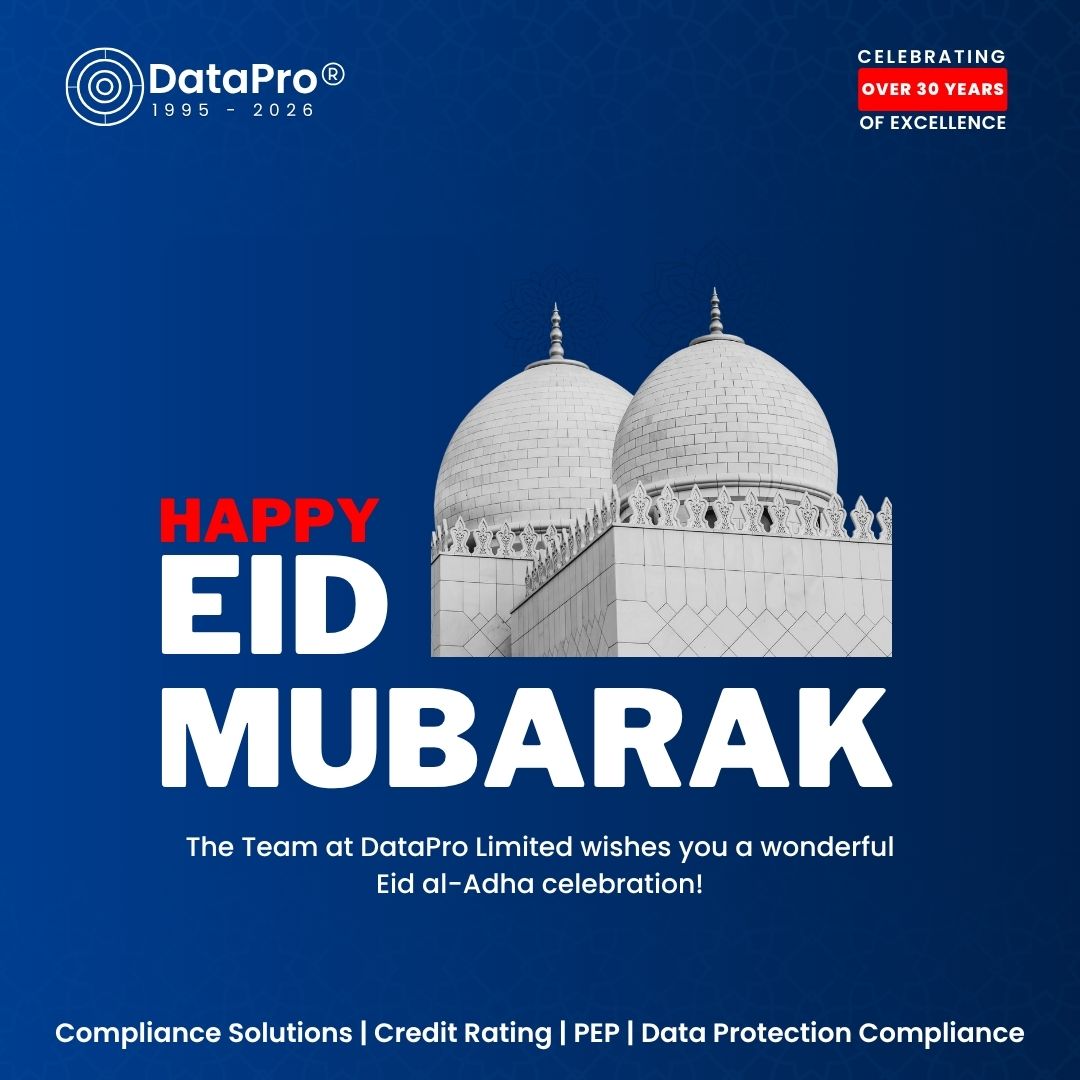 DataproLimited's tweet photo. Eid Mubarak from all of us at DataPro Limited 🎉
We wish you a time of celebration filled with love, peace and happiness. 
#eidelkabir #eidmubarak https://t.co/4Cc9nJKIb8