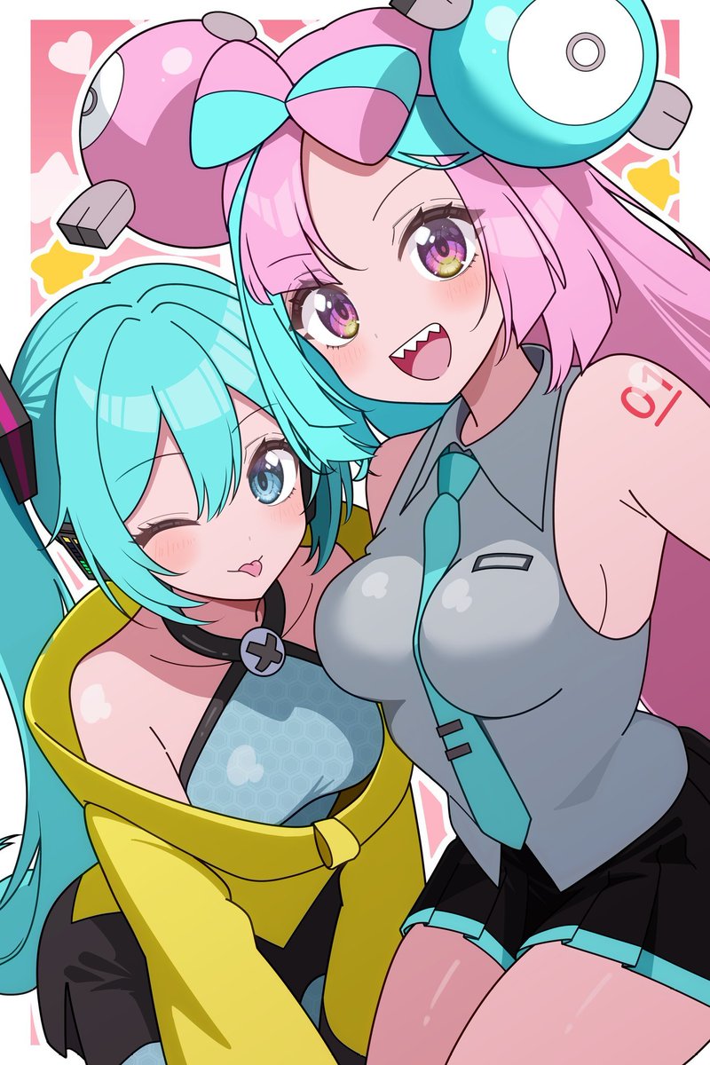 OdoruKaminoke's tweet photo. 初音ミク×ナンジャモ
 #ポケモン  #Pokemon https://t.co/vLszLX0xW0