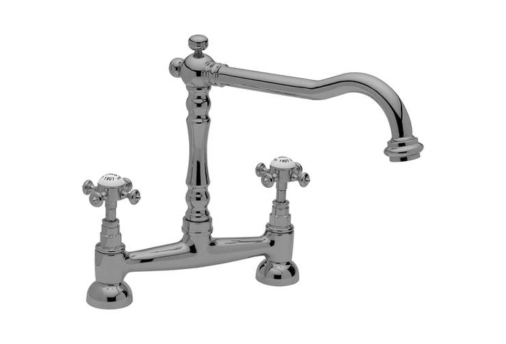 Taps4Less's tweet photo. French Classic bridge kitchen tap in pewter finish with swivel spout and crosshead handles, £193 at Taps4Less. https://t.co/qCUmxNphv9 https://t.co/UQDqUzbL9J