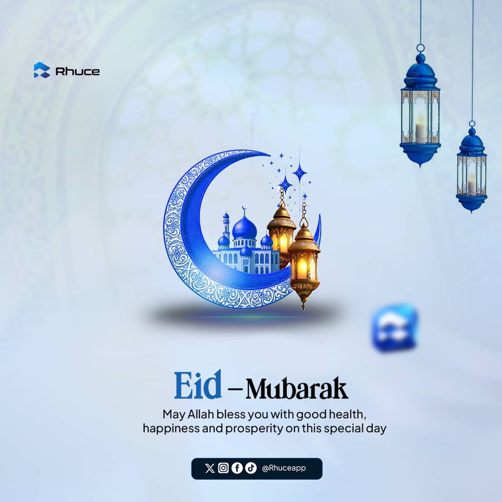 Rhuceapp's tweet photo. From all our us at Rhuce, 
we wish our Muslim friends Eid-Mubarak! https://t.co/C8KrJvGDmB