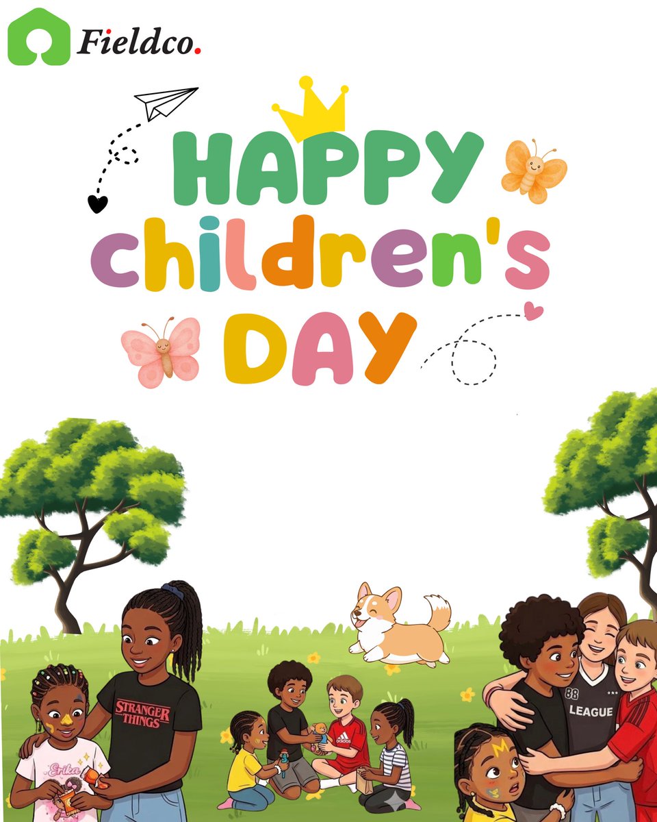 FieldcoLimited's tweet photo. Every child deserves a safe place to dream, grow, and feel at home 💚✨

Happy Children’s Day from all of us at Fieldco.
#ChildrensDay #FieldcoLimited #BuildingDreams #HappyChildrensDay https://t.co/NQEHOU8O9o