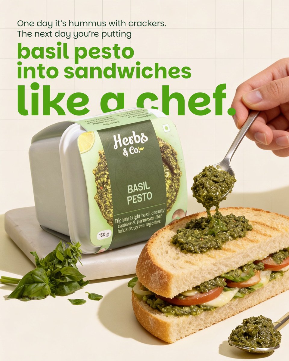 FirstClubIndia's tweet photo. There’s something very satisfying about opening the fridge and knowing there’s a dip waiting inside 👀. The kind that fixes random cravings, makes snack breaks better, and somehow disappears much faster than expected.

Herbs & Co has a dip for every kind of craving. Now exclusively on FirstClub.
