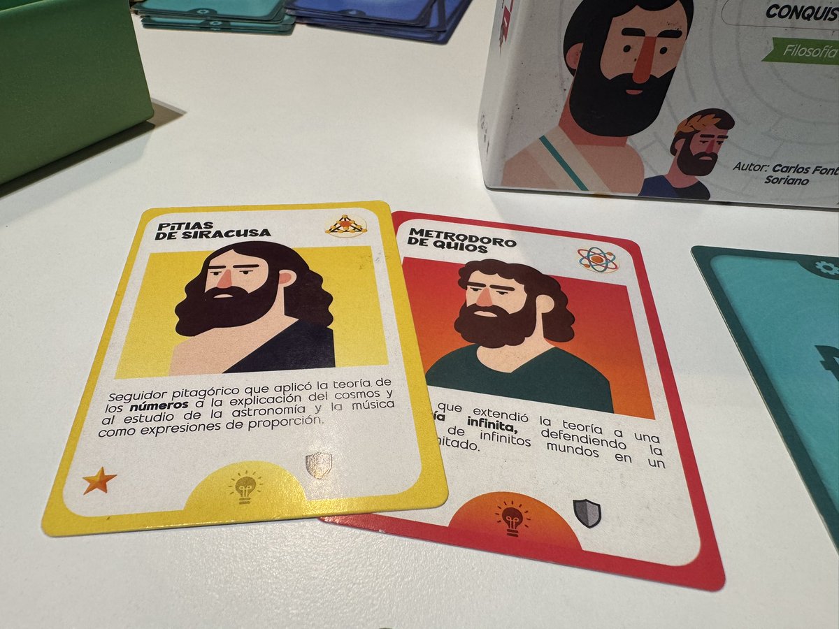 FernandoBoillos's tweet photo. Cogito: Conquista del Pensamiento demuestra que la filosofía también puede jugarse.
Un juego de cartas que combina estrategia, debate y pensamiento crítico para acercar a grandes filósofos de la historia de una forma lúdica, accesible y educativa.
Pensar también es jugar. https://t.co/0sHRz0aNU0
