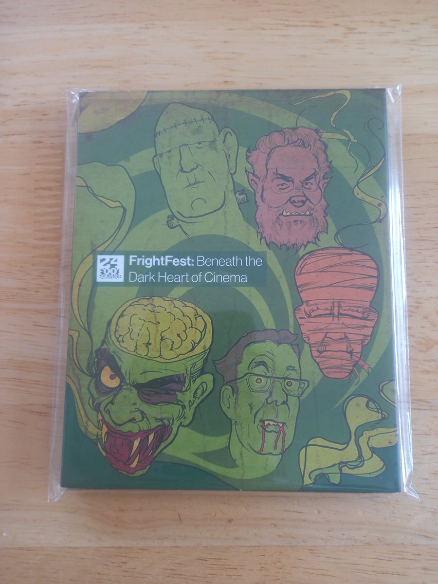 Screamqueenarmy's tweet photo. @RealmofHorror I got THESE delivered yesterday the @FrightFest blu ray is from  @24FootSquare ( I'm still waiting for their Graham Humphries Documentary blu ray to come) https://t.co/s5k2xQzVxu