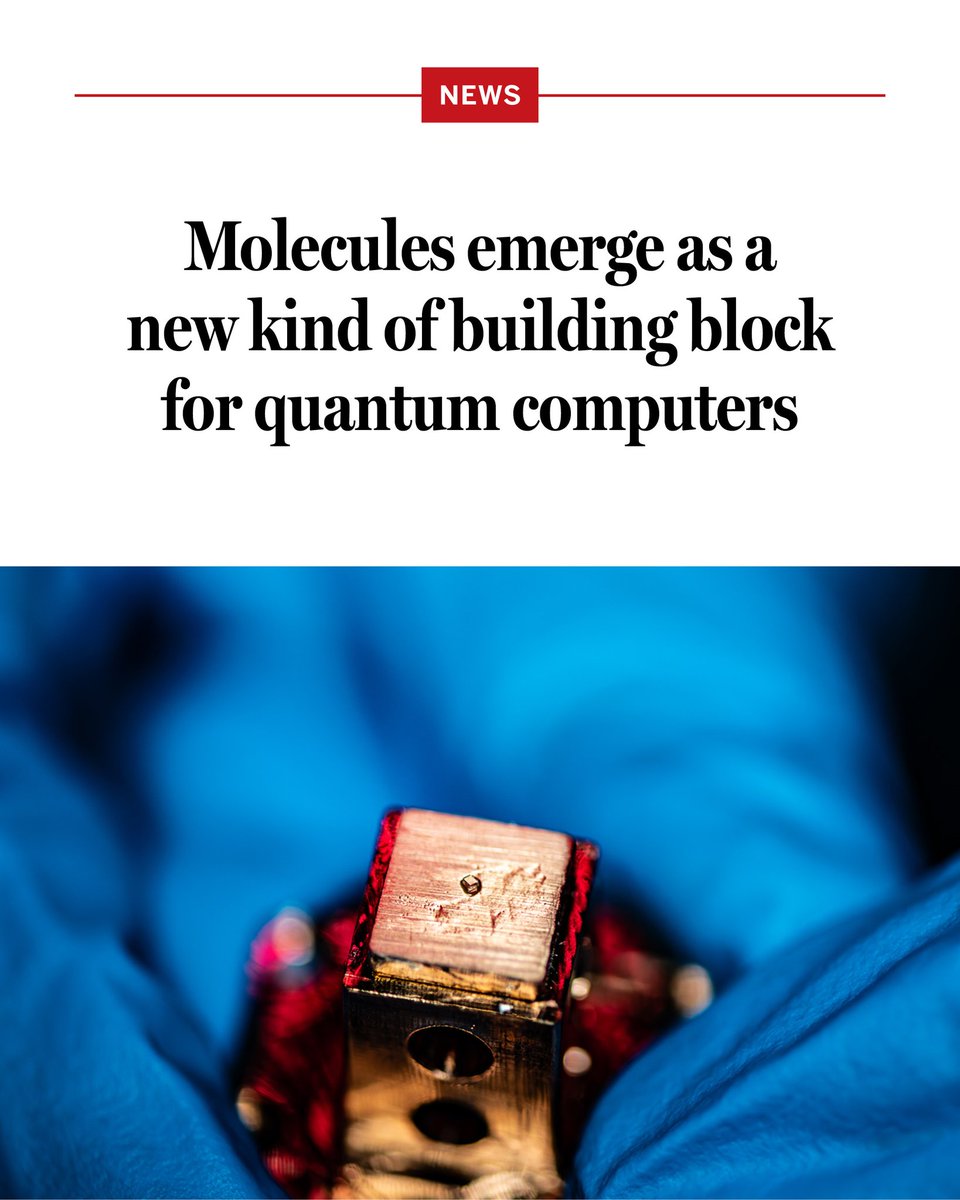 ScienceMagazine's tweet photo. Researchers used lasers to encode quantum information into a single molecule of carbene—a first step toward a molecular quantum computer.

Learn more: https://t.co/WCSSS4dig8 @NewsfromScience https://t.co/E1qPBrpgfe