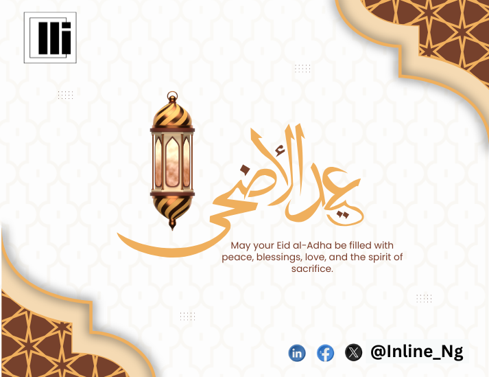 inline_ng's tweet photo. Warm Eid wishes from In-Line Informatics! 

May your day be filled with joy and your path guided by innovation, integrity, and shared success.

#eidmubarak https://t.co/8xdqeztIHG