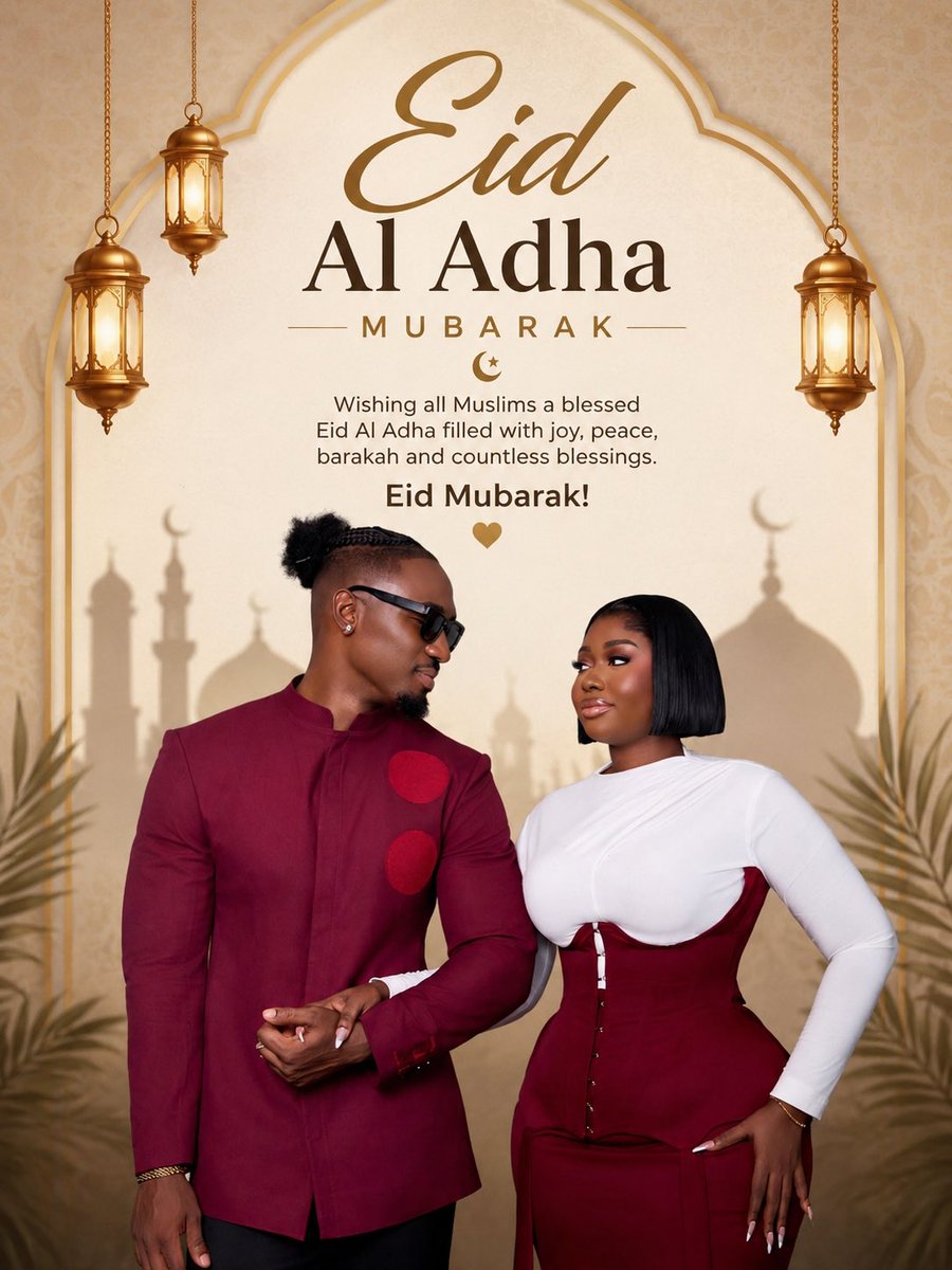 PACARYHQ's tweet photo. Pappy &amp; Priscary wishing all our Muslim family a blessed Eid Al Adha 🕌🌙

May your hearts be filled with peace, joy, and endless blessings 🤍
Eid Mubarak!!! 🐐✨

SCARLETS X PRISCARY 
ALPHAS X PAPPY 
PACARY WELCOME GIFTING

#PriscaryPrincilla
#PatrickLigay
#Pacary https://t.co/RzwQTLSviF