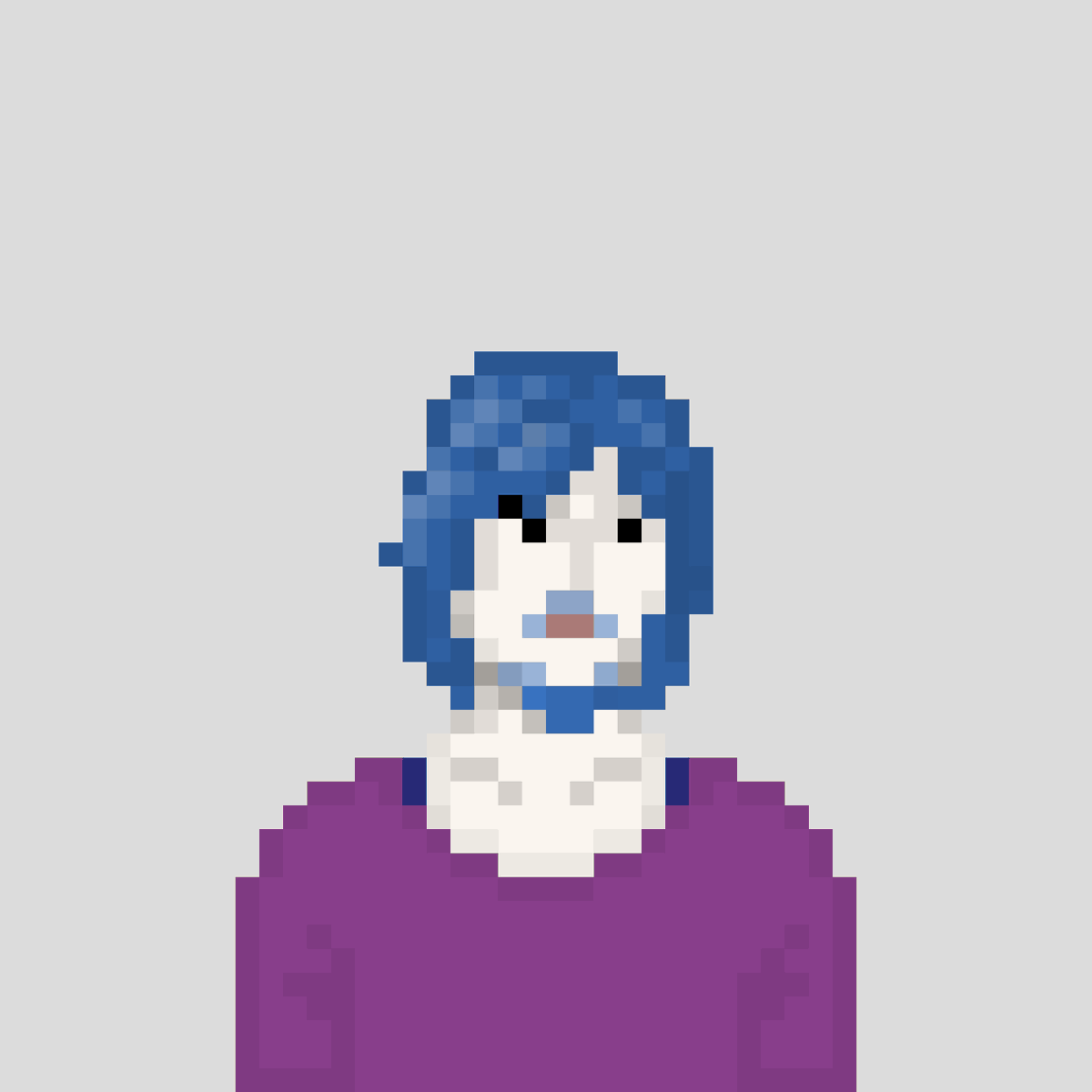 supercoolpeeps's tweet photo. Daily Peep Show

Today's Peep drifted in with electric blue hair, icy blue lips, and a purple fit keeping the whole mood cool.

Frosty pixels, fully in character.

#SuperCoolPeeps #DailyPeepShow #PixelArt https://t.co/KQp4W2kTgl